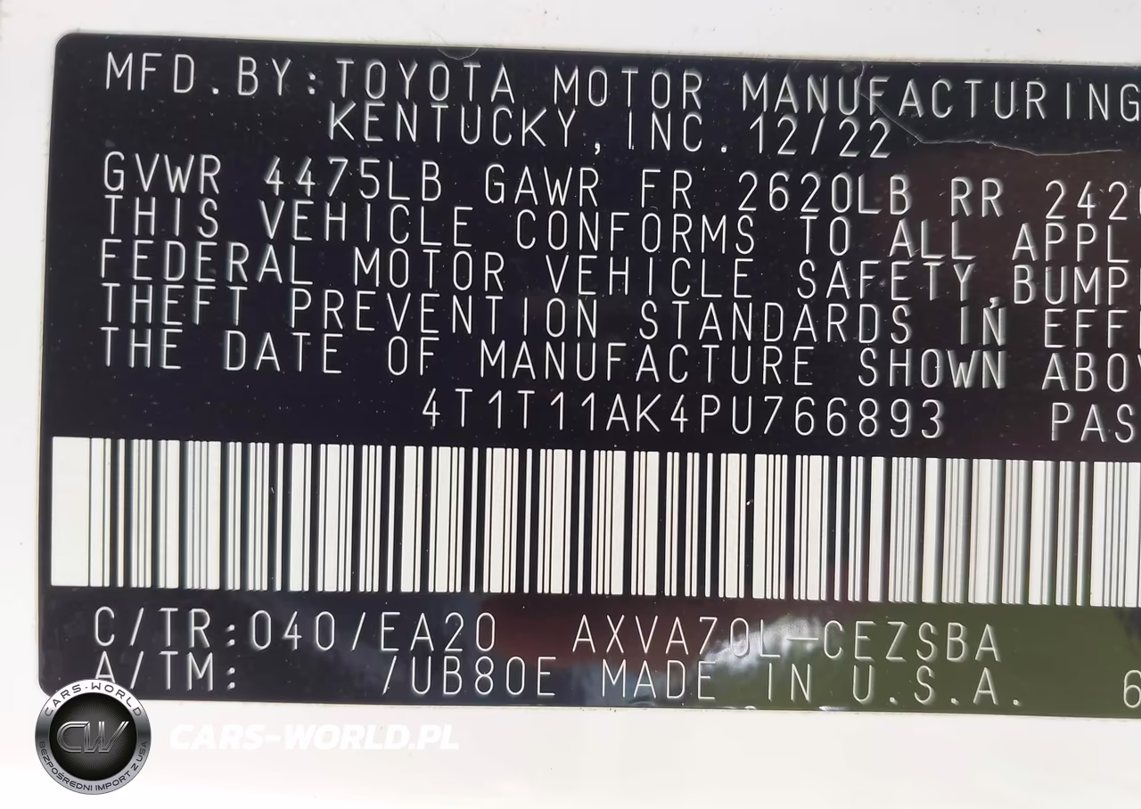 2023 Toyota Camry Se VIN:4T1T11AK4PU766893 - 9