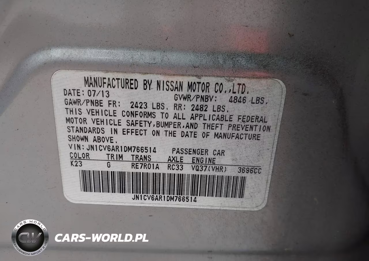 2013 Infiniti G37X VIN:JN1CV6AR1DM766514 - 9