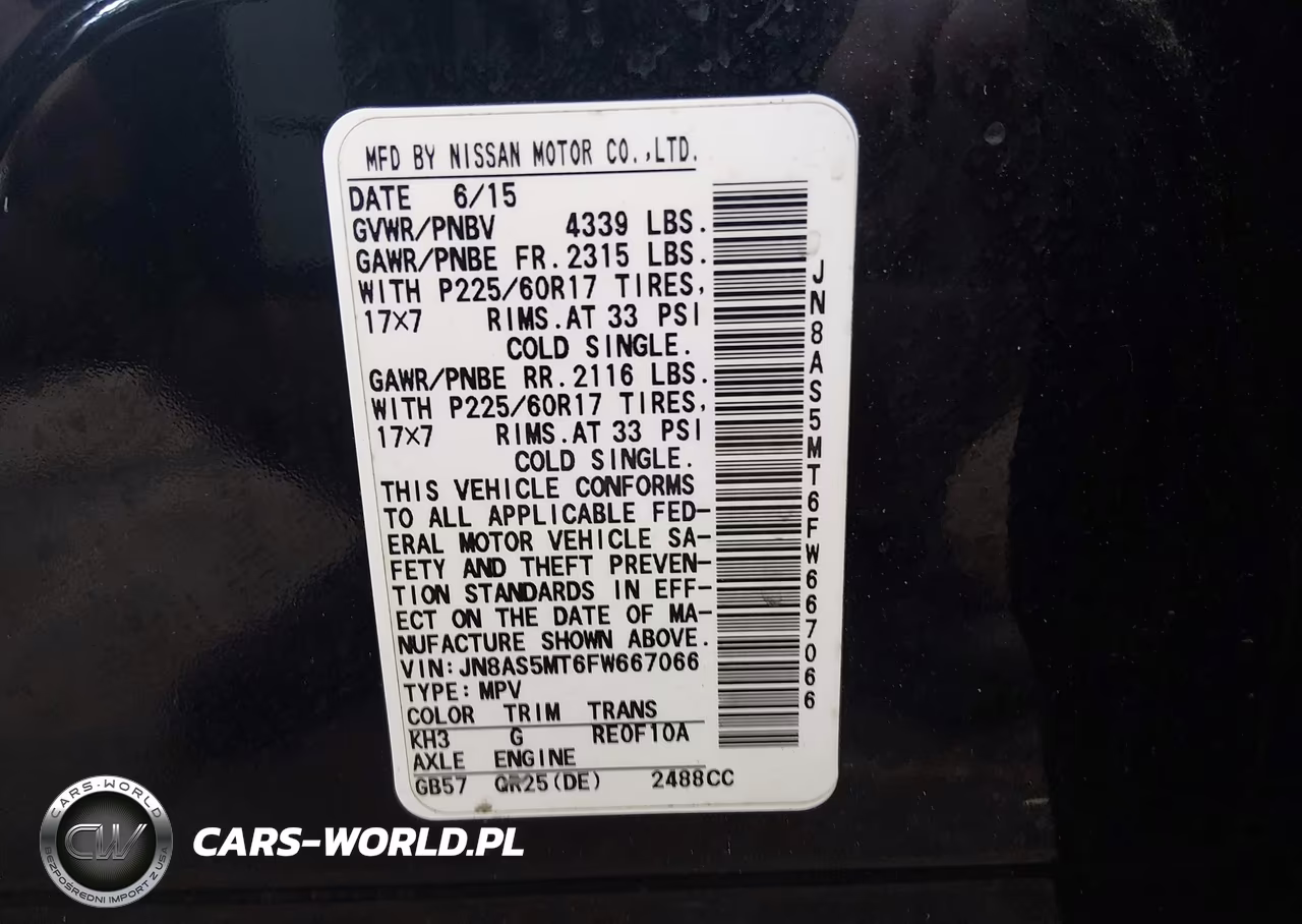 2015 Nissan Rogue Select S VIN:JN8AS5MT6FW667066 - 9