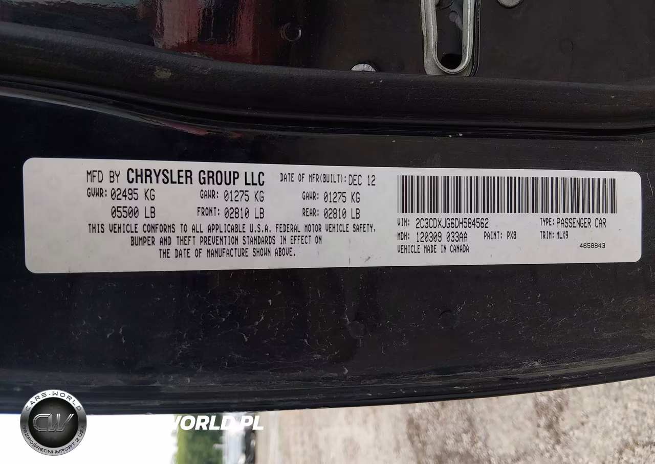 2013 Dodge Charger Sxt Plus VIN:2C3CDXJG6DH584562 - 9