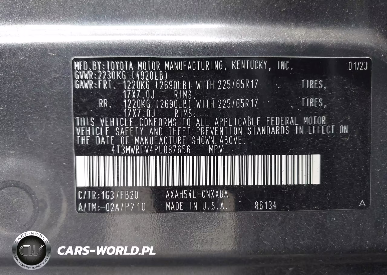 2023 Toyota Rav4 Hybrid Le VIN:4T3MWRFV4PU087656 - 9