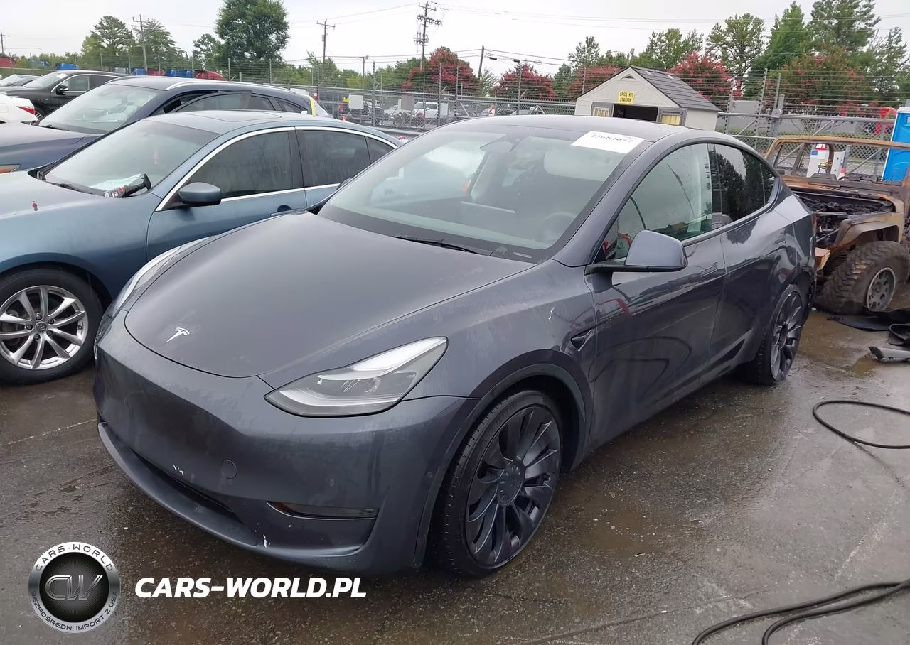 2021 Tesla Model Y Performance Dual Motor All-Wheel Drive VIN:5YJYGDEF9MF209893 - 2