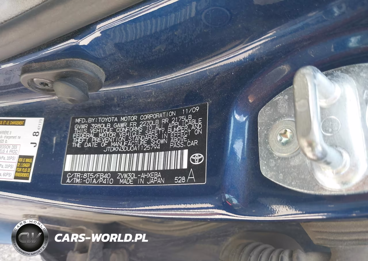 2010 Toyota Prius Iii VIN:JTDKN3DU0A1125794 - 9