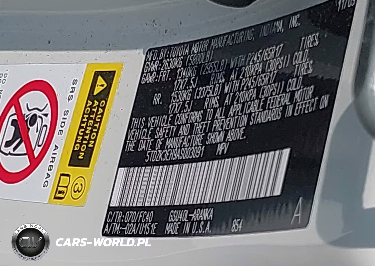 2010 Toyota Highlander Base V6 VIN:5TDZK3EH9AS003091 - 9