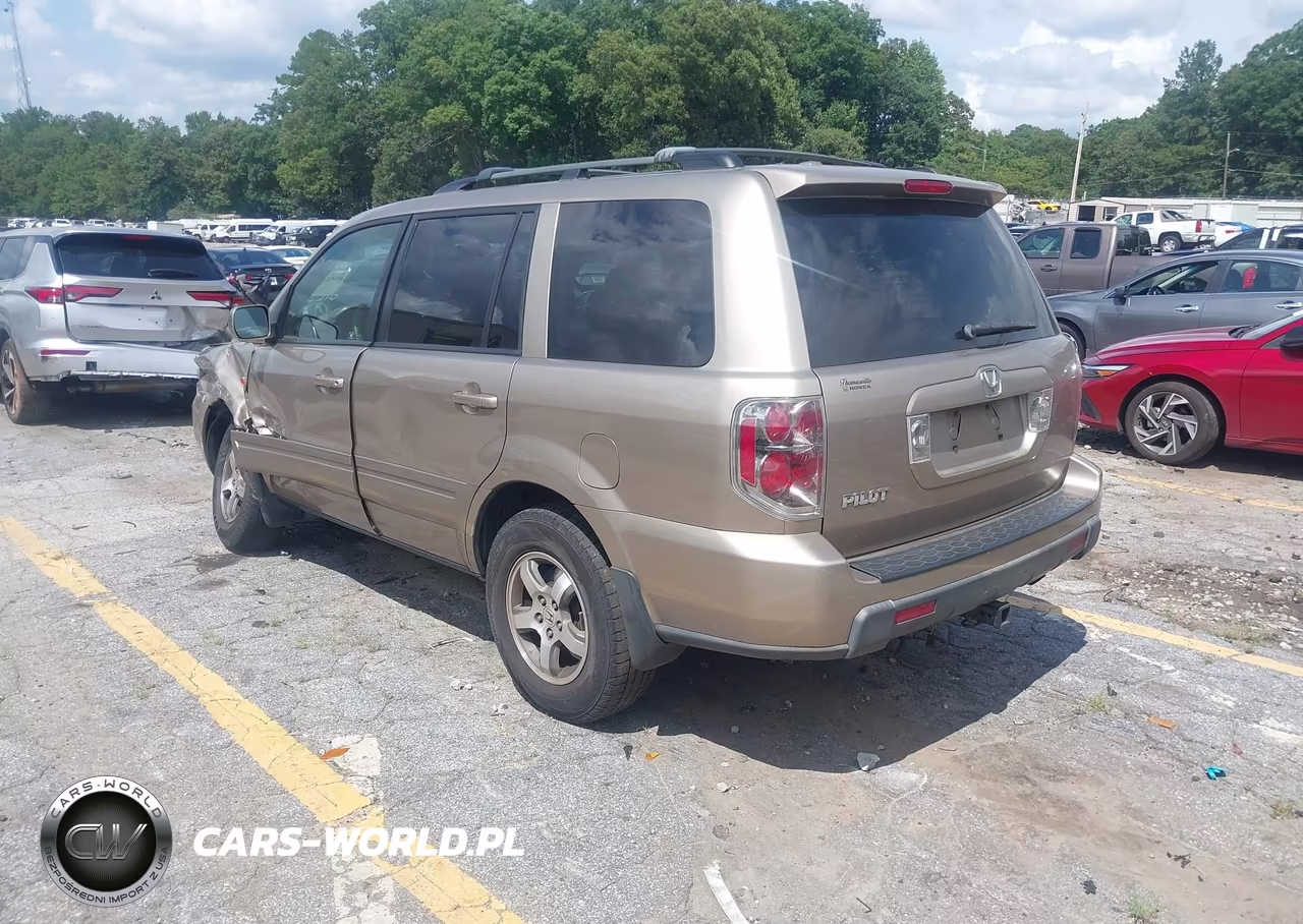2007 Honda Pilot Ex-L VIN:5FNYF28567B016213 - 3