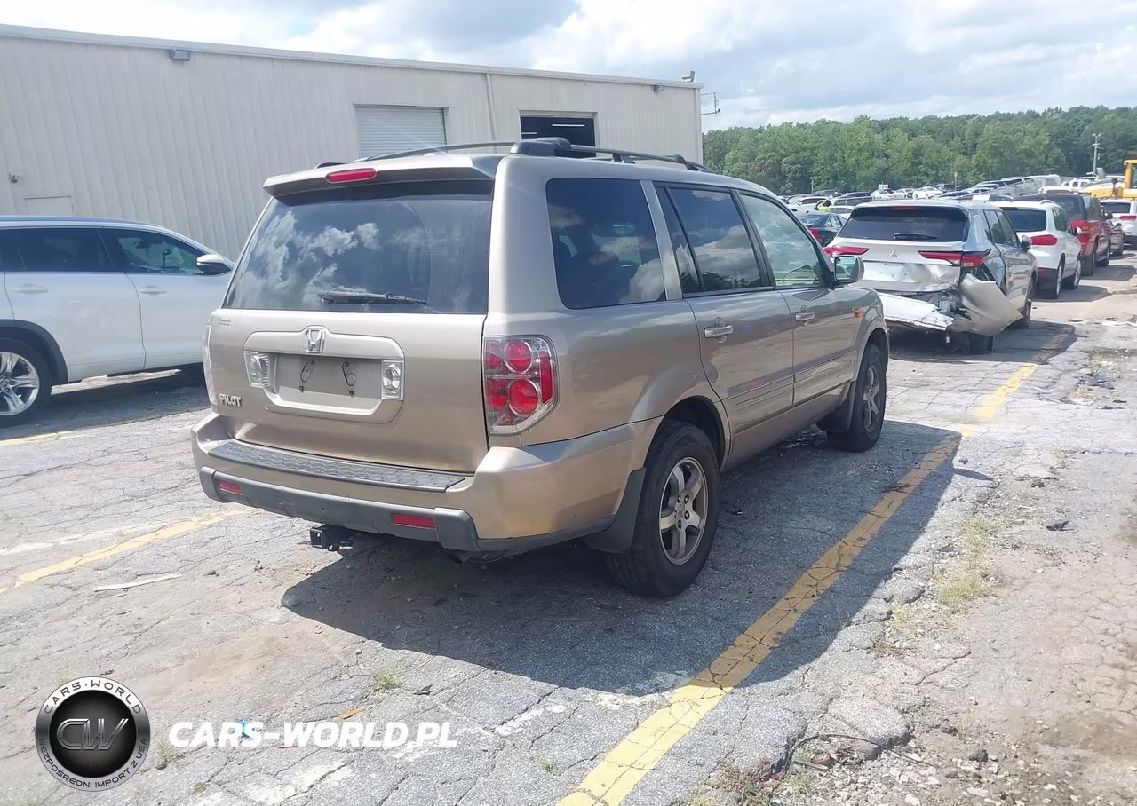 2007 Honda Pilot Ex-L VIN:5FNYF28567B016213 - 4