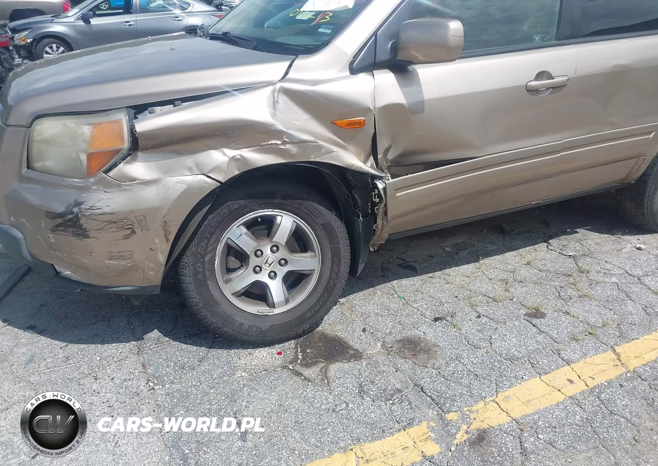 2007 Honda Pilot Ex-L VIN:5FNYF28567B016213 - 6