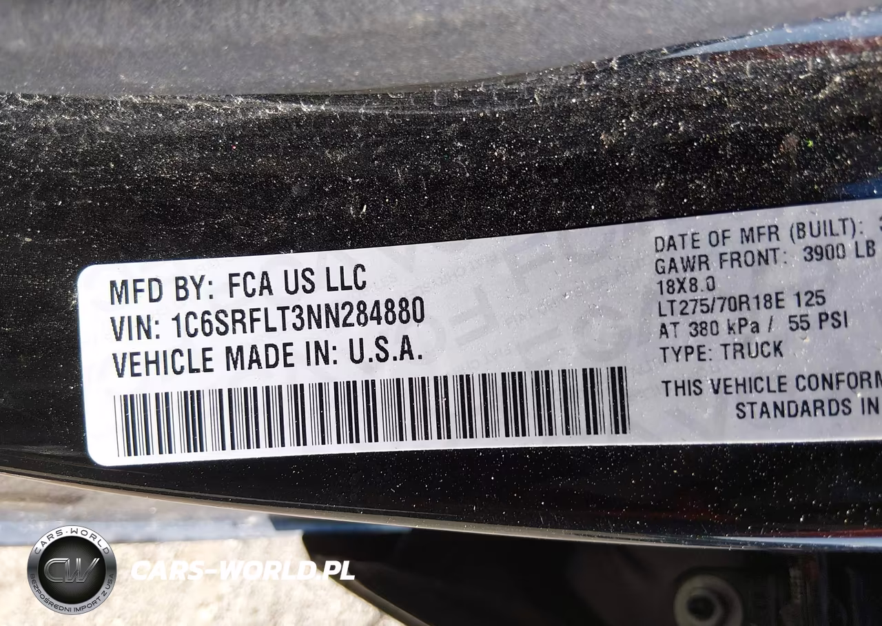 2022 Ram 1500 Rebel 4X4 5'7 Box VIN:1C6SRFLT3NN284880 - 9