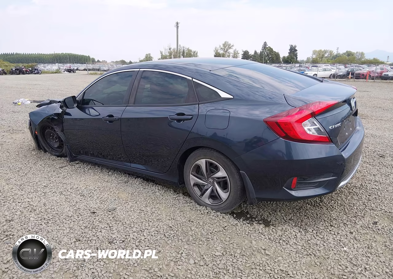 2021 Honda Civic Lx VIN:19XFC2F65ME200457 - 3