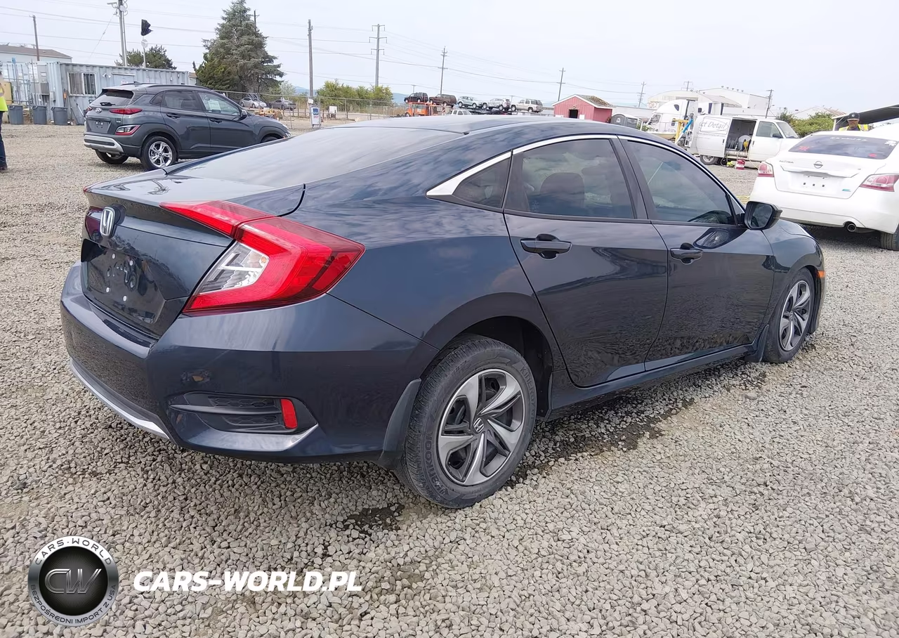 2021 Honda Civic Lx VIN:19XFC2F65ME200457 - 4