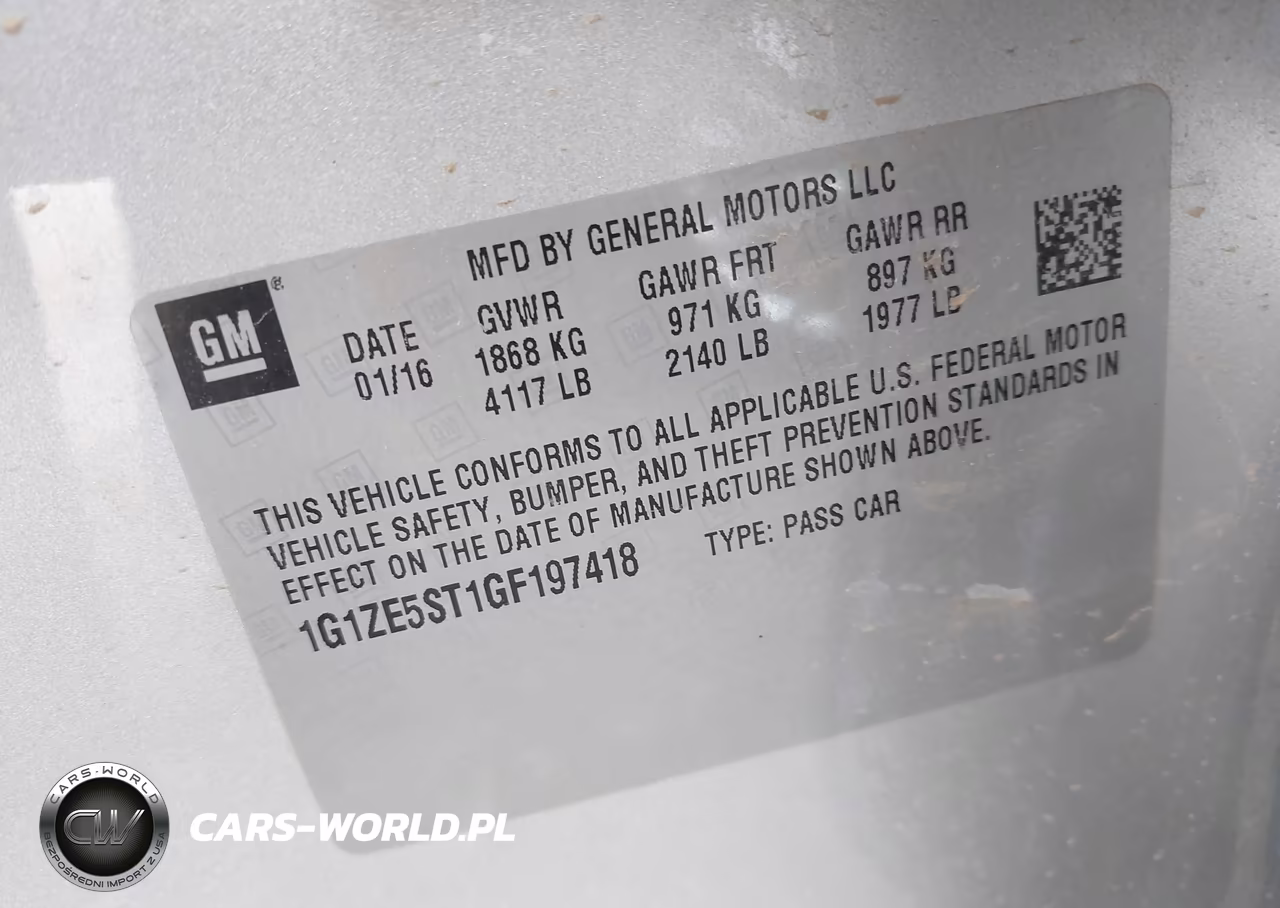 2016 Chevrolet Malibu 1Lt VIN:1G1ZE5ST1GF197418 - 9