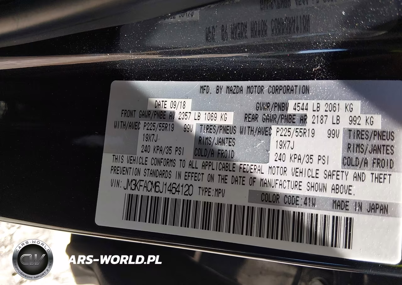 2018 Mazda Cx-5 Touring VIN:JM3KFACM6J1464120 - 9