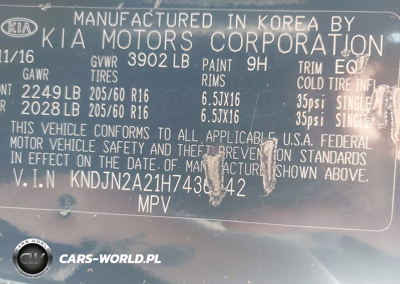 2017 Kia Soul VIN:KNDJN2A21H7436442 - 9