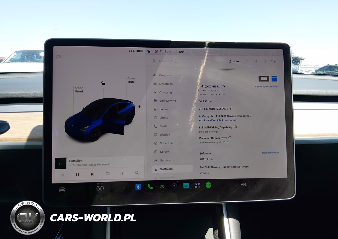 2020 Tesla Model Y Long Range Dual Motor All-Wheel Drive-Performance Dual Motor All-Wheel Drive VIN:5YJYGDEF2LF003278 - 18