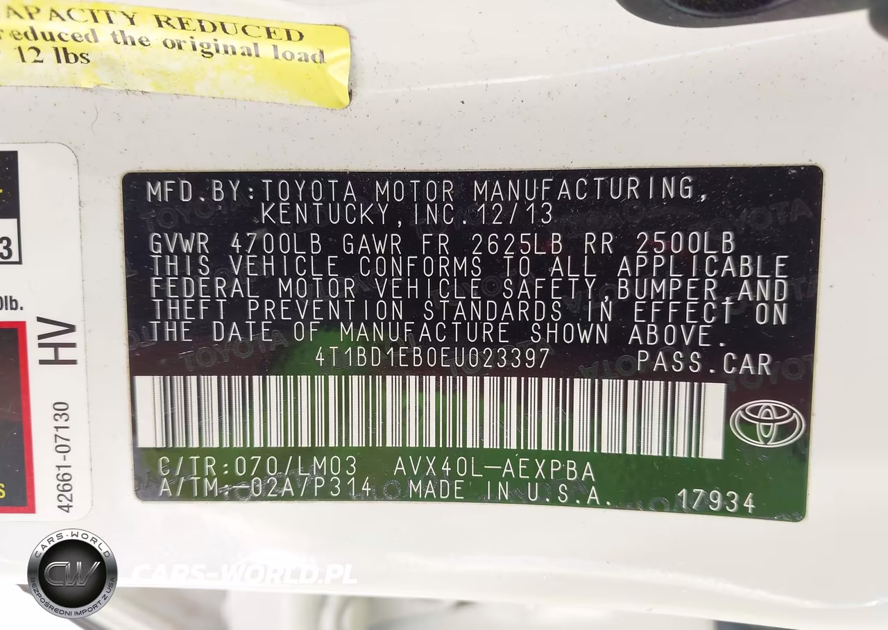 2014 Toyota Avalon Hybrid Limited VIN:4T1BD1EB0EU023397 - 9