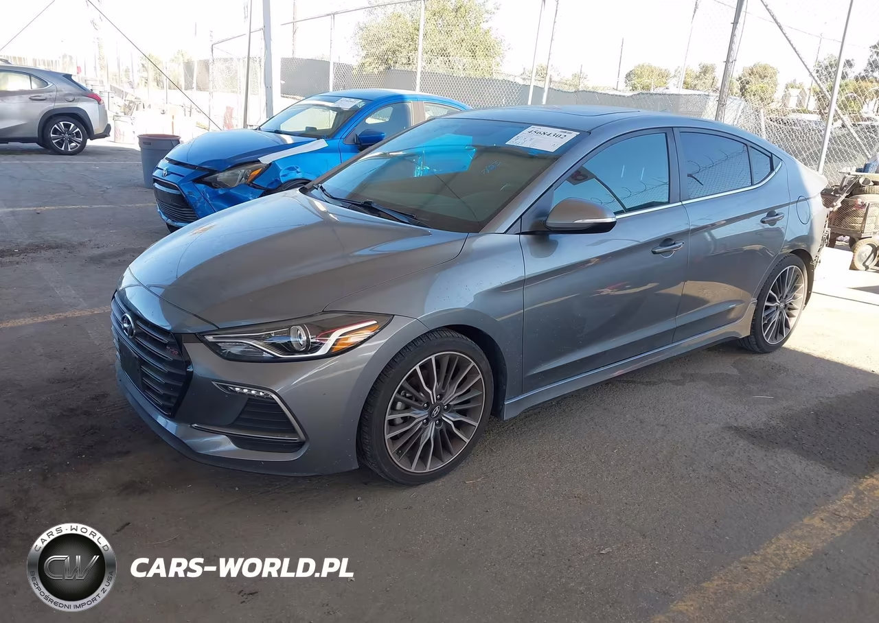 2018 Hyundai Elantra Sport VIN:KMHD04LB7JU534222 - 2