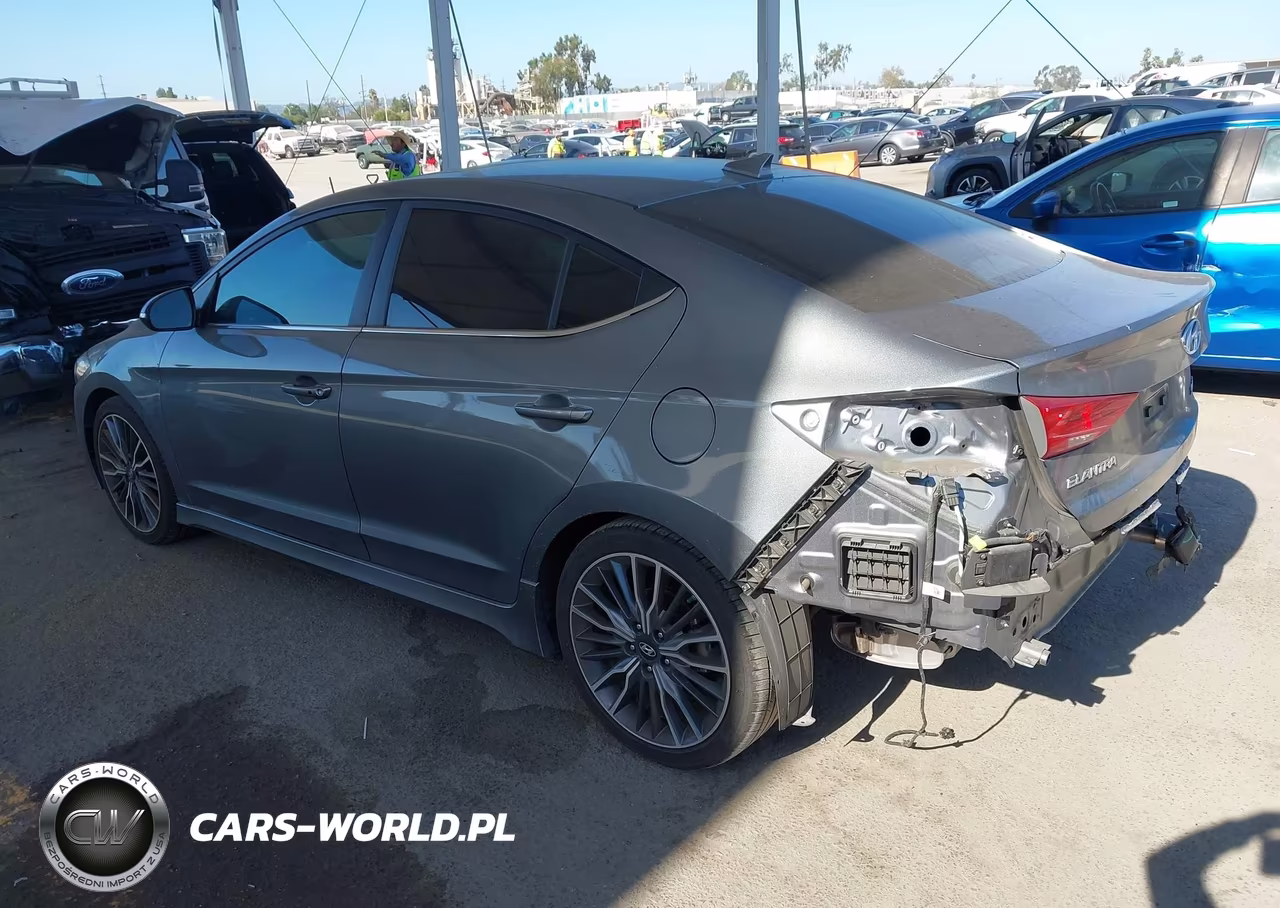 2018 Hyundai Elantra Sport VIN:KMHD04LB7JU534222 - 3
