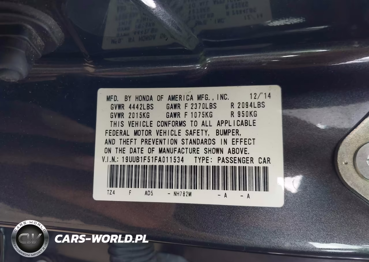 2015 Acura Tlx Tech VIN:19UUB1F51FA011534 - 9