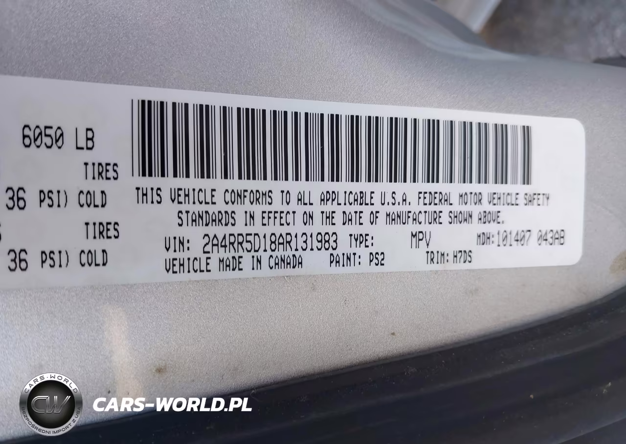 2010 Chrysler Town & Country Touring VIN:2A4RR5D18AR131983 - 9