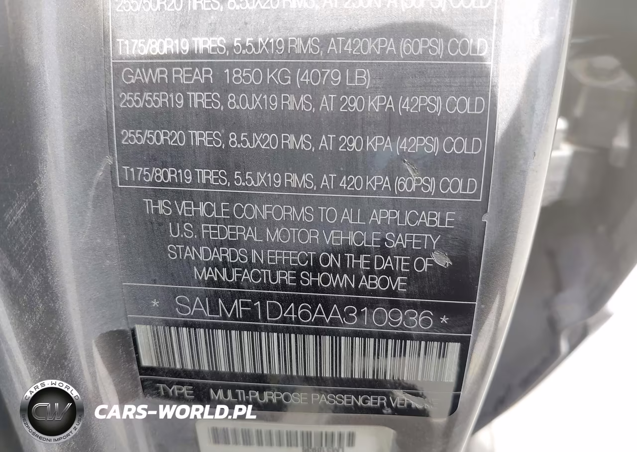 2010 Land Rover Range Rover Hse VIN:SALMF1D46AA310936 - 9