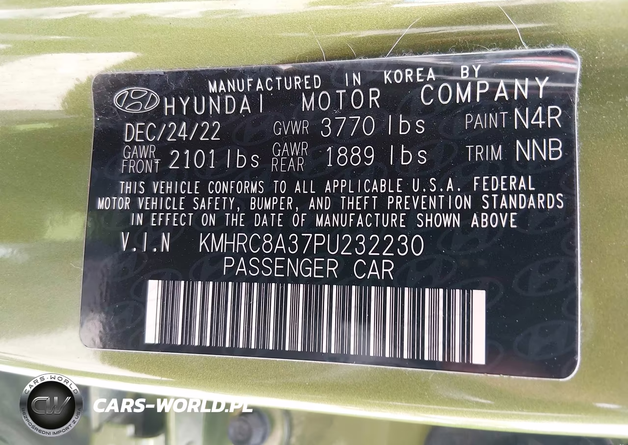 2023 Hyundai Venue Sel VIN:KMHRC8A37PU232230 - 9