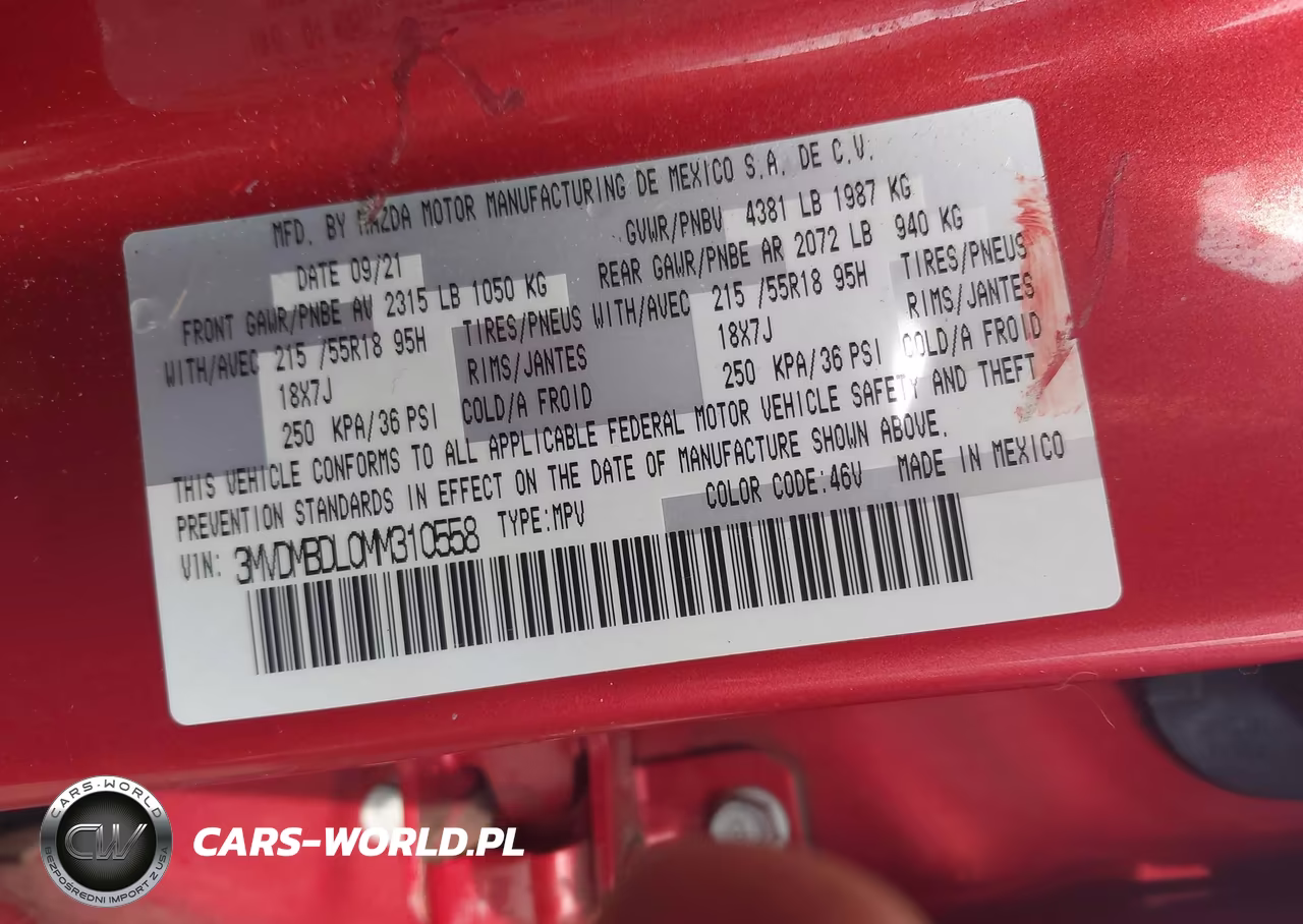 2021 Mazda Cx-30 Premium VIN:3MVDMBDL0MM310558 - 9