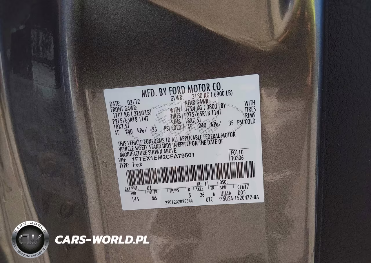 2012 Ford F-150 Xlt VIN:1FTEX1EM2CFA79501 - 9