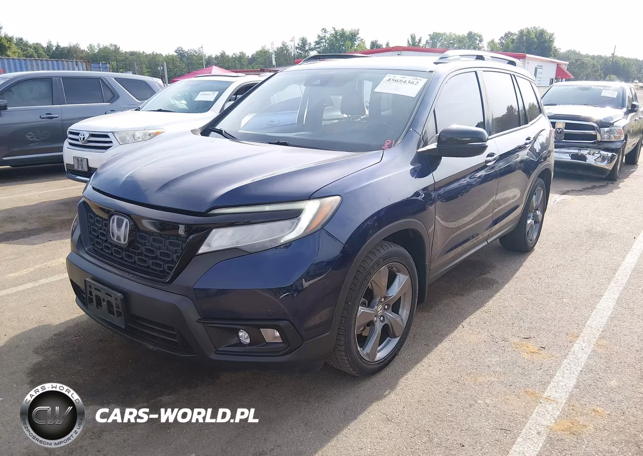 2019 Honda Passport Touring VIN:5FNYF7H90KB000128 - 2