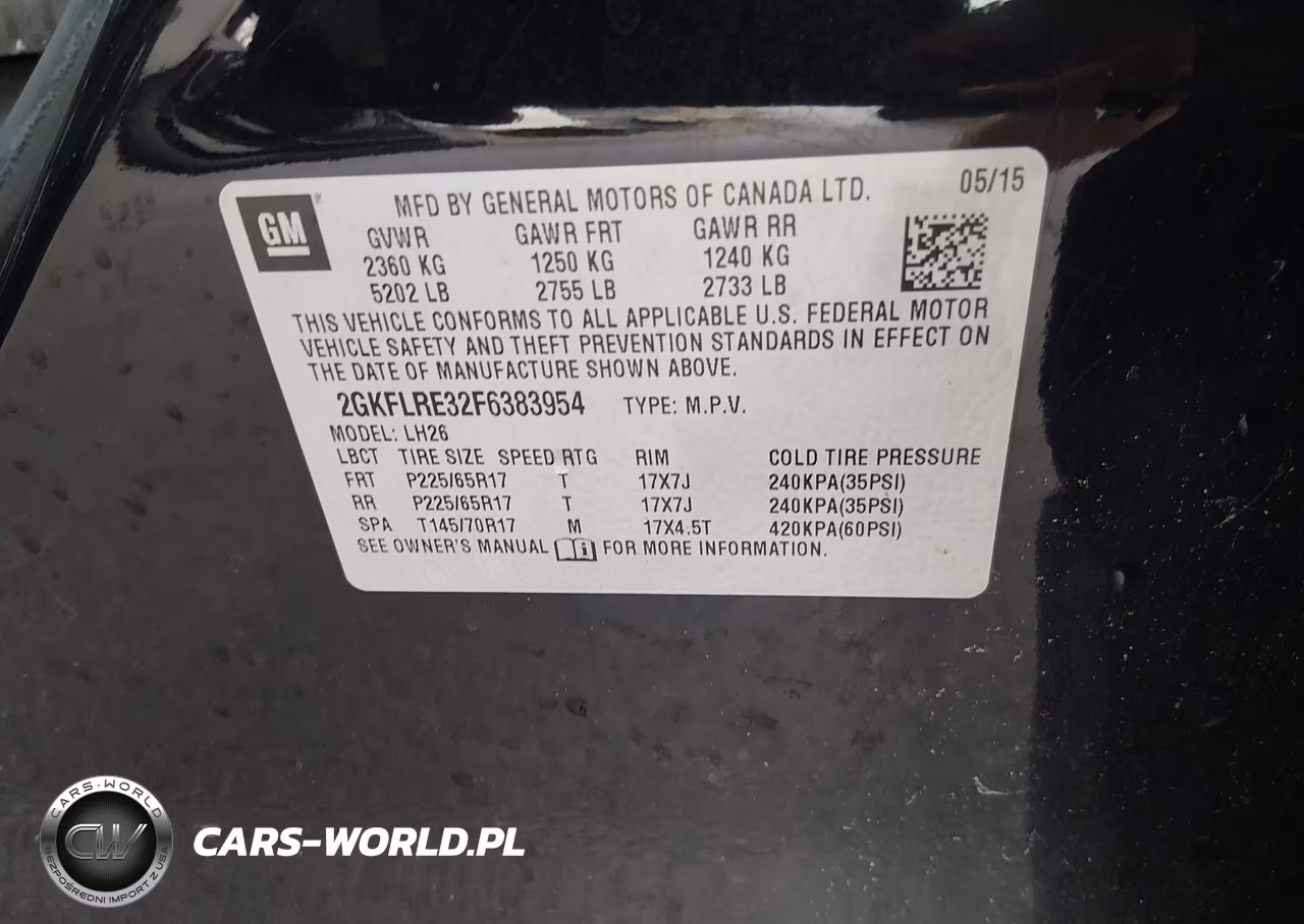 2015 GMC Terrain Sle-2 VIN:2GKFLRE32F6383954 - 9