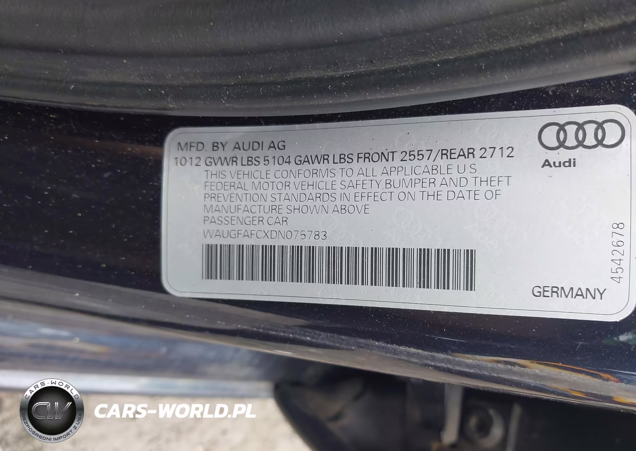 2013 Audi A6 2.0T Premium VIN:WAUGFAFCXDN075783 - 9