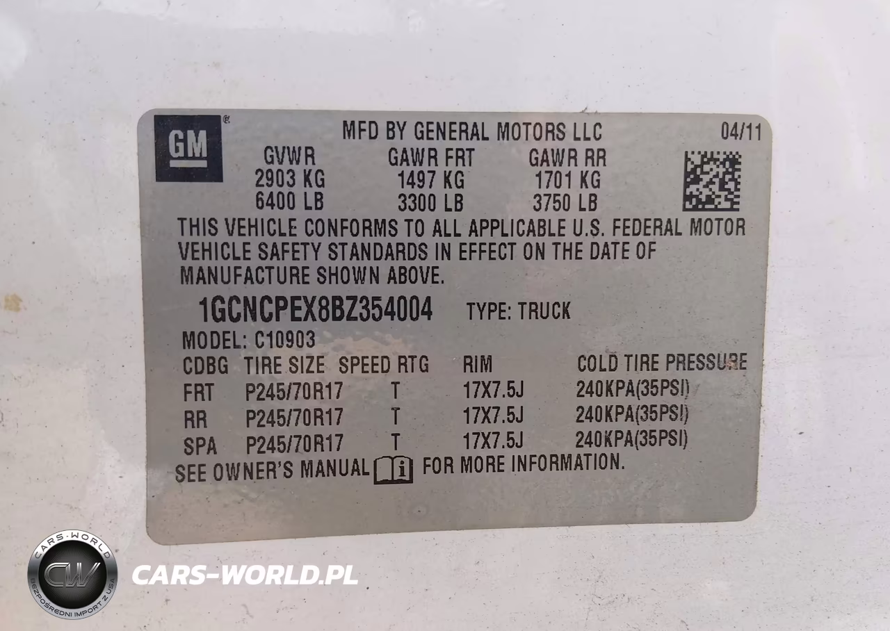 2011 Chevrolet Silverado 1500 Work Truck VIN:1GCNCPEX8BZ354004 - 9