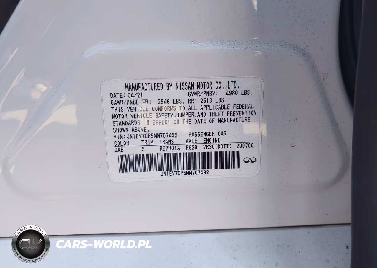 2021 Infiniti Q50 Signature Edition VIN:JN1EV7CP5MM707492 - 9