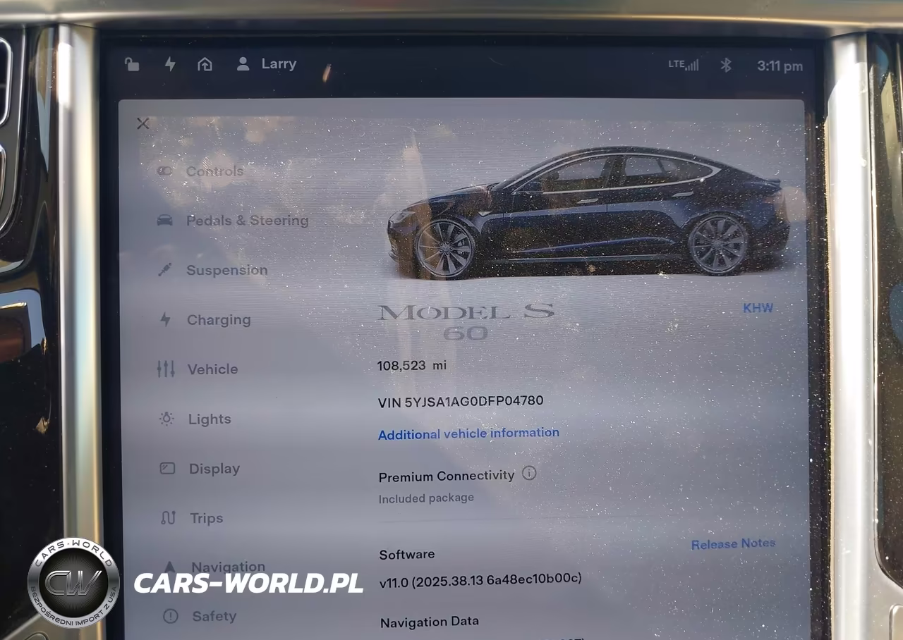 2013 Tesla Model S VIN:5YJSA1AG0DFP04780 - 7