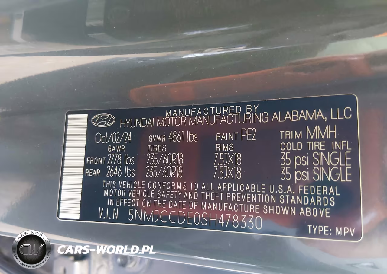 2025 Hyundai Tucson Sel Convenience VIN:5NMJCCDE0SH478330 - 9