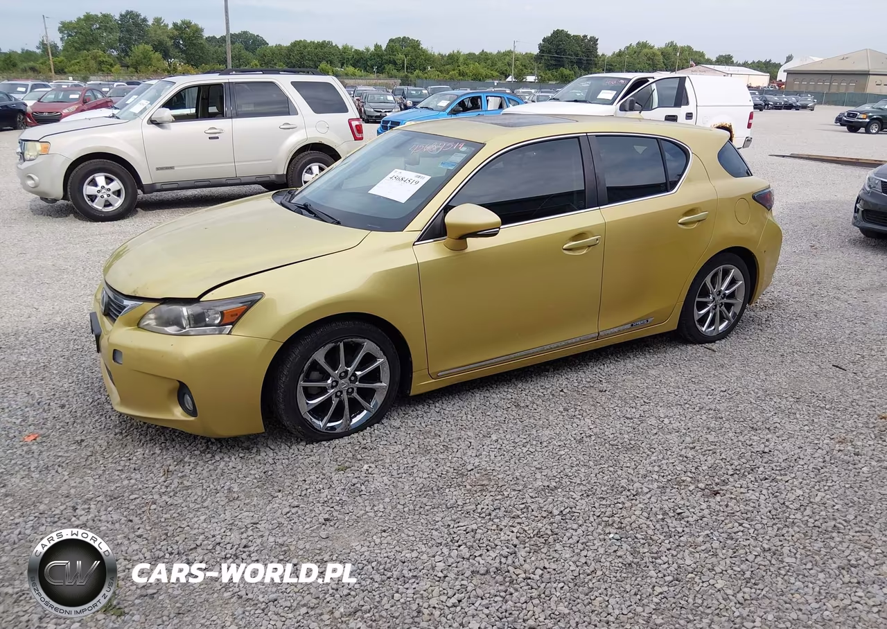 2012 Lexus Ct 200H Premium VIN:JTHKD5BH2C2075836 - 2