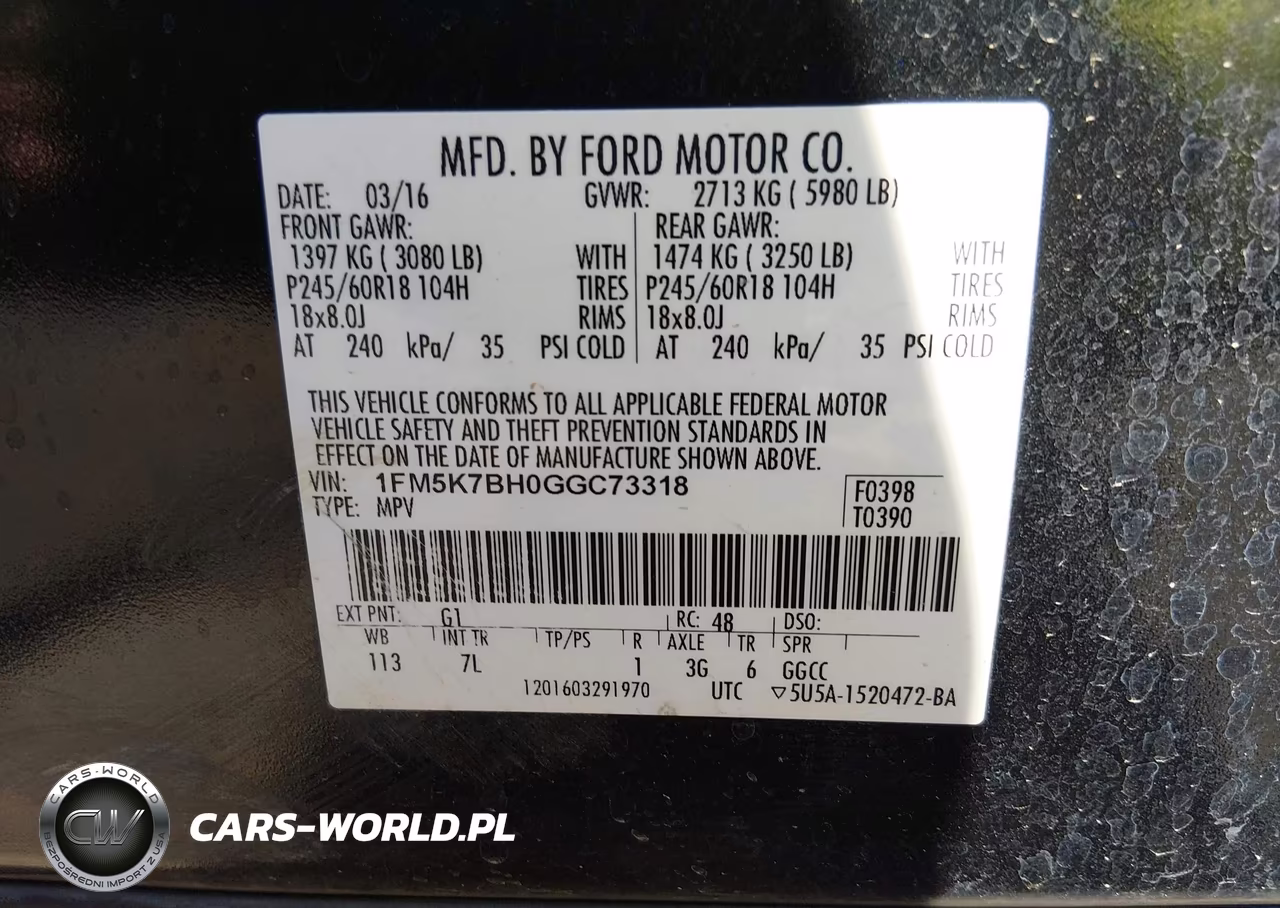 2016 Ford Explorer VIN:1FM5K7BH0GGC73318 - 9