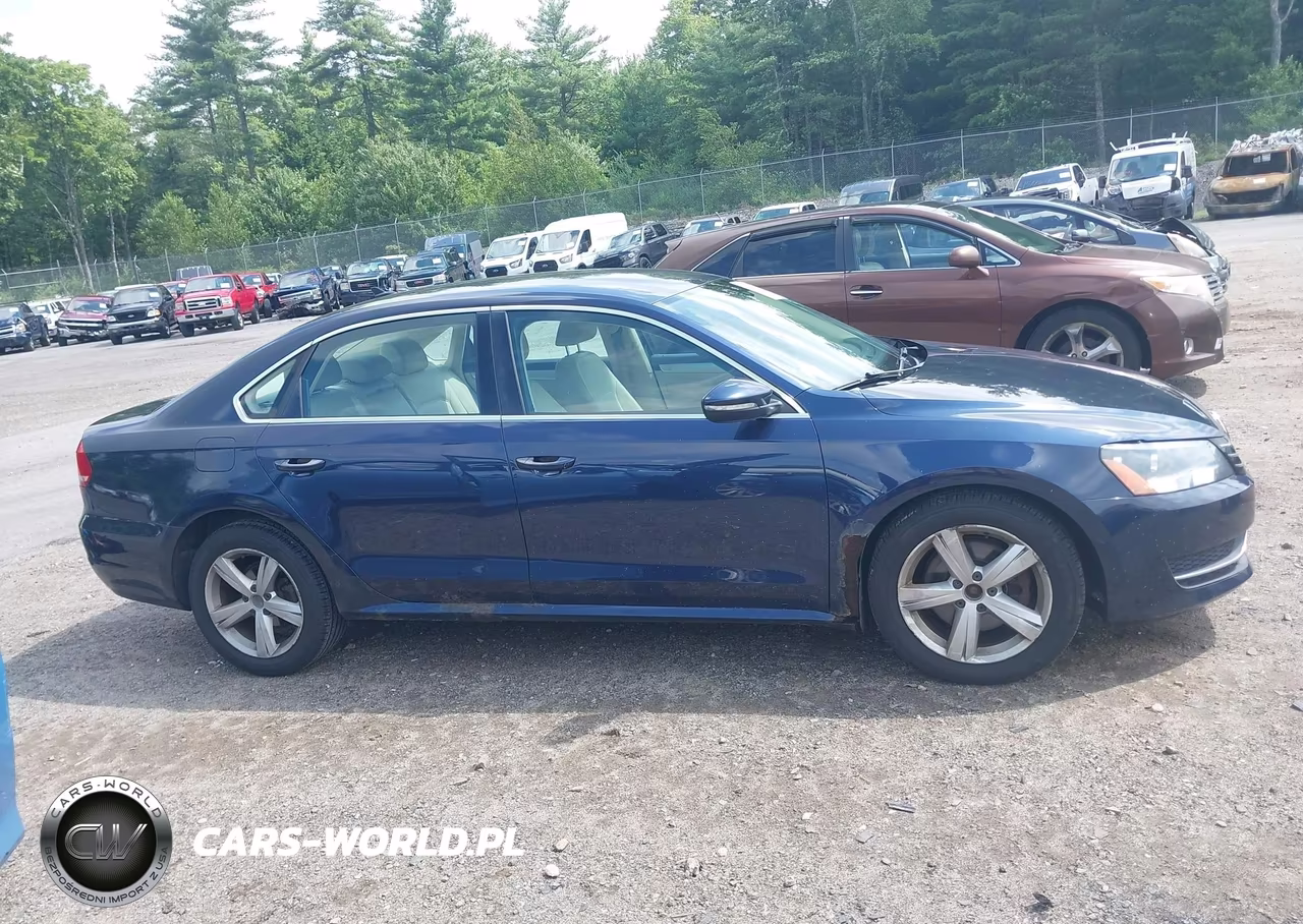 2012 Volkswagen Passat 2.5L Se VIN:1VWBP7A31CC031473 - 13