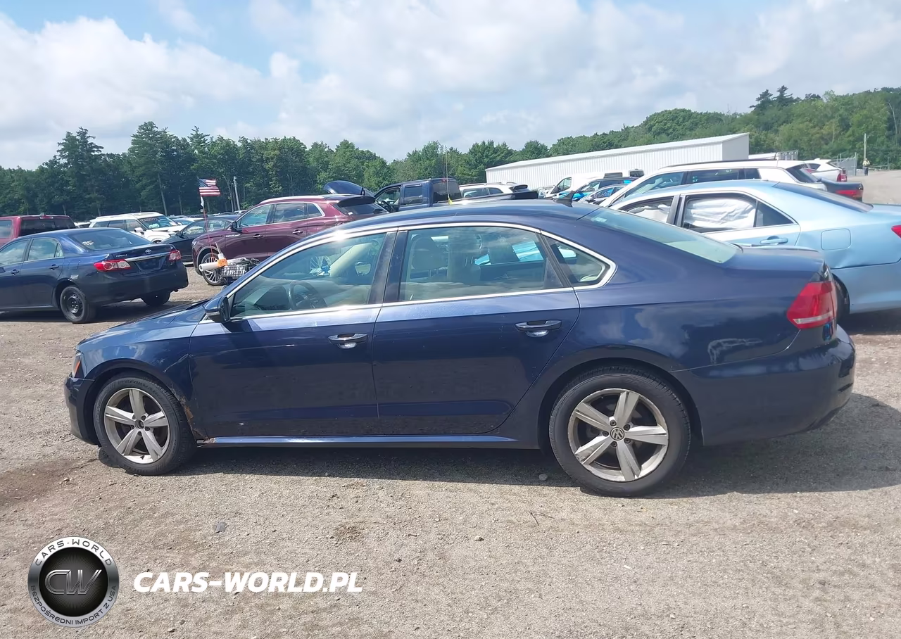 2012 Volkswagen Passat 2.5L Se VIN:1VWBP7A31CC031473 - 14
