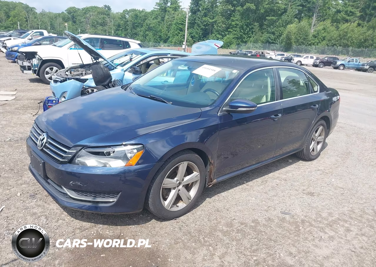2012 Volkswagen Passat 2.5L Se VIN:1VWBP7A31CC031473 - 2