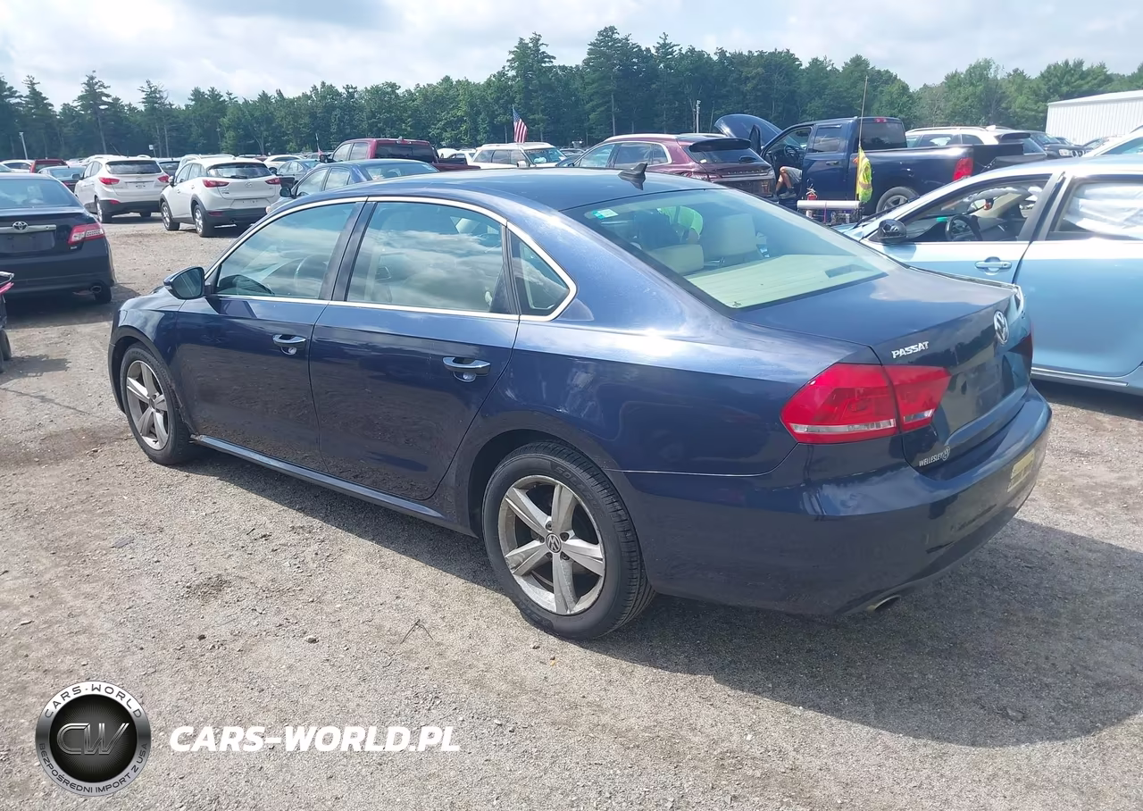 2012 Volkswagen Passat 2.5L Se VIN:1VWBP7A31CC031473 - 3