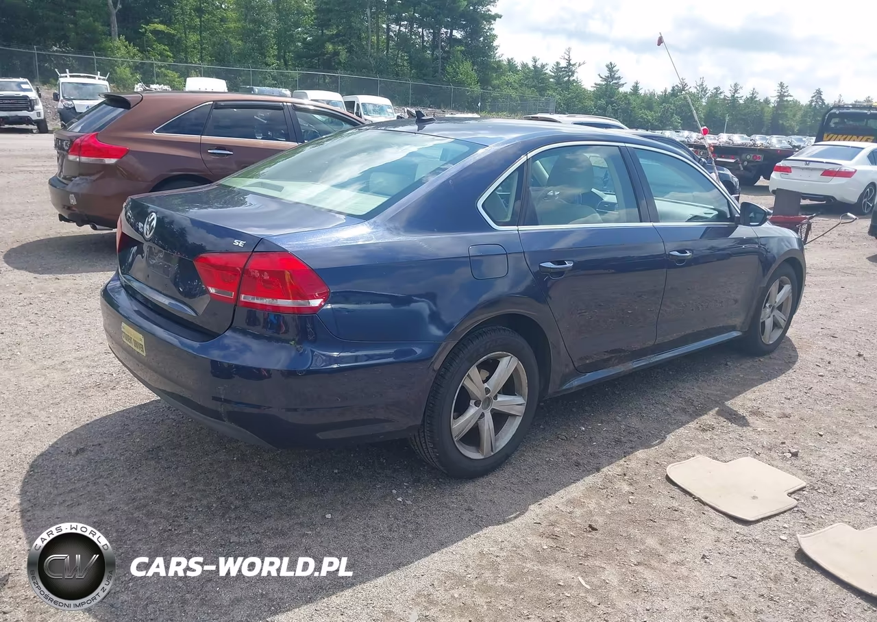 2012 Volkswagen Passat 2.5L Se VIN:1VWBP7A31CC031473 - 4