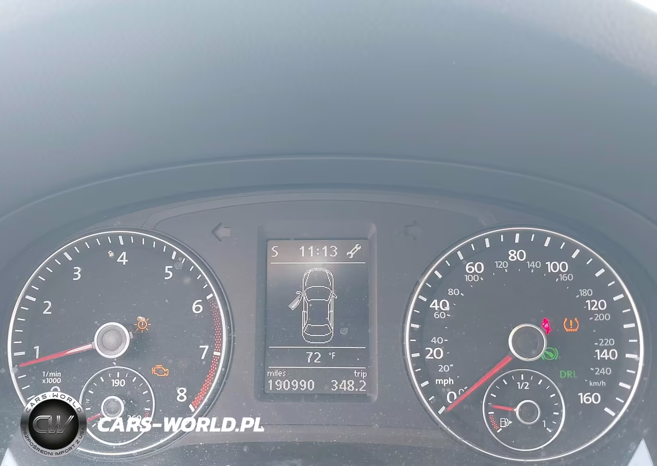 2012 Volkswagen Passat 2.5L Se VIN:1VWBP7A31CC031473 - 7