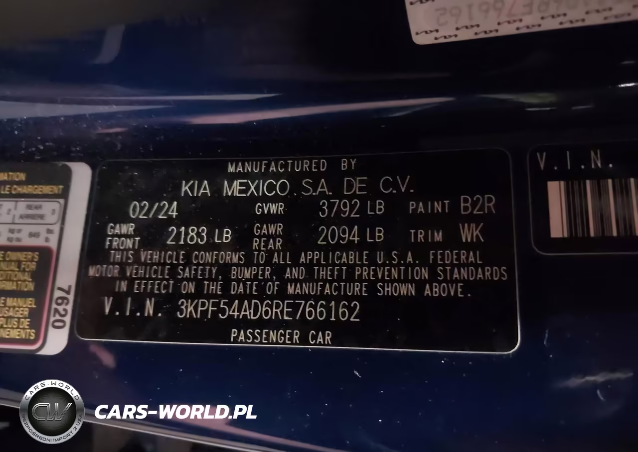 2024 Kia Forte Gt-Line VIN:3KPF54AD6RE766162 - 9