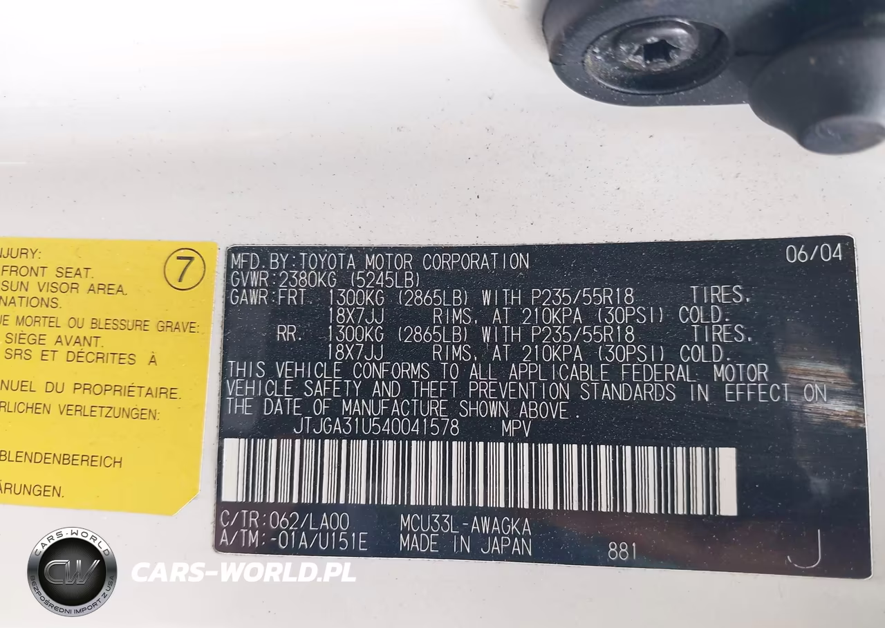 2004 Lexus Rx 330 VIN:JTJGA31U540041578 - 9