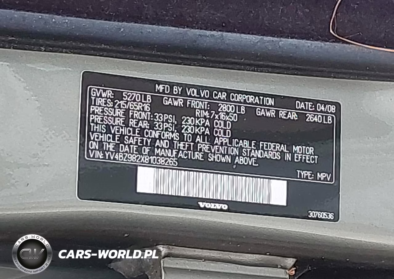 2008 Volvo Xc70 3.2 VIN:YV4BZ982X81038265 - 9