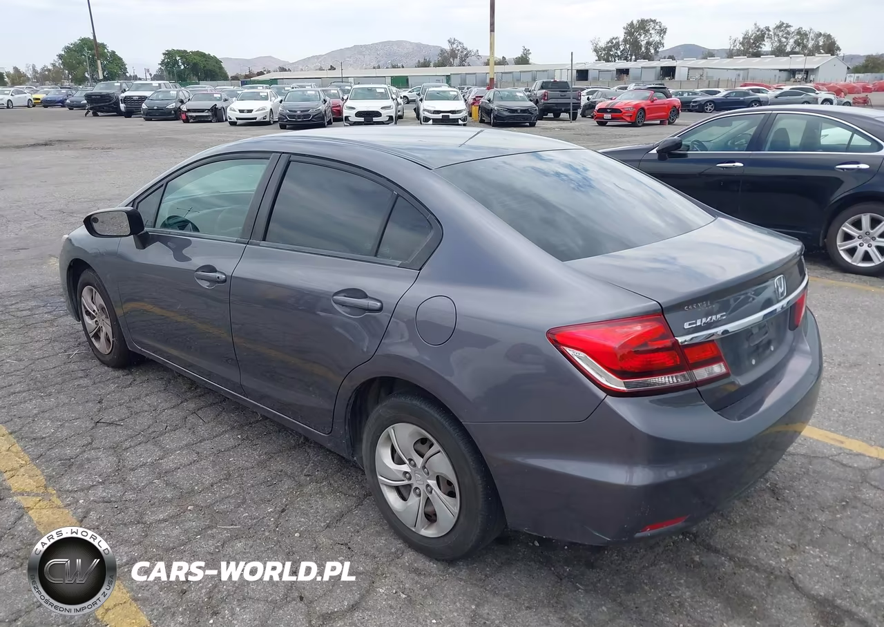 2014 Honda Civic Lx VIN:19XFB2F58EE252967 - 3