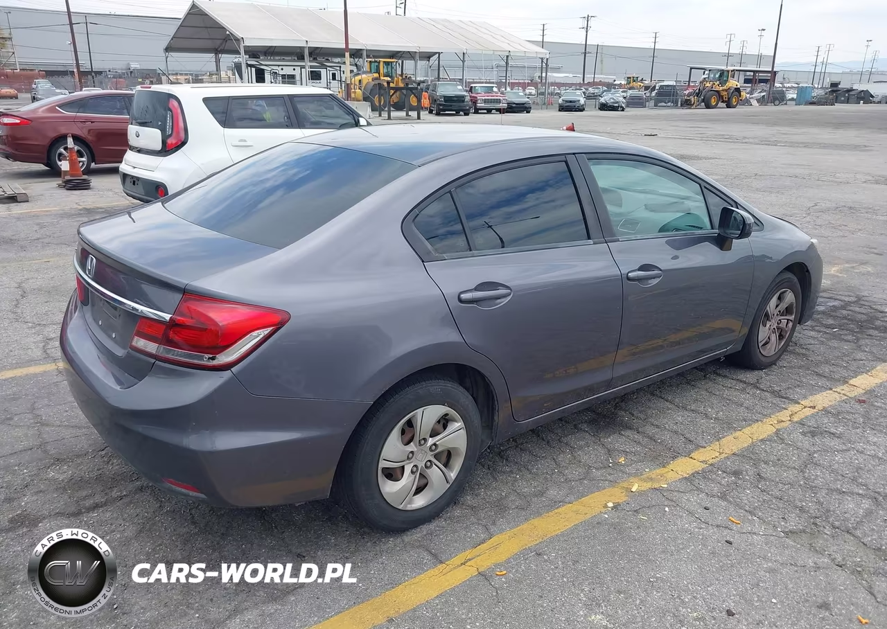 2014 Honda Civic Lx VIN:19XFB2F58EE252967 - 4