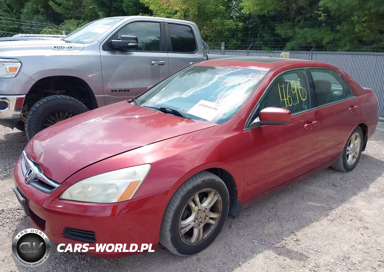 2007 Honda Accord 2.4 Ex VIN:1HGCM56897A021270 - 2
