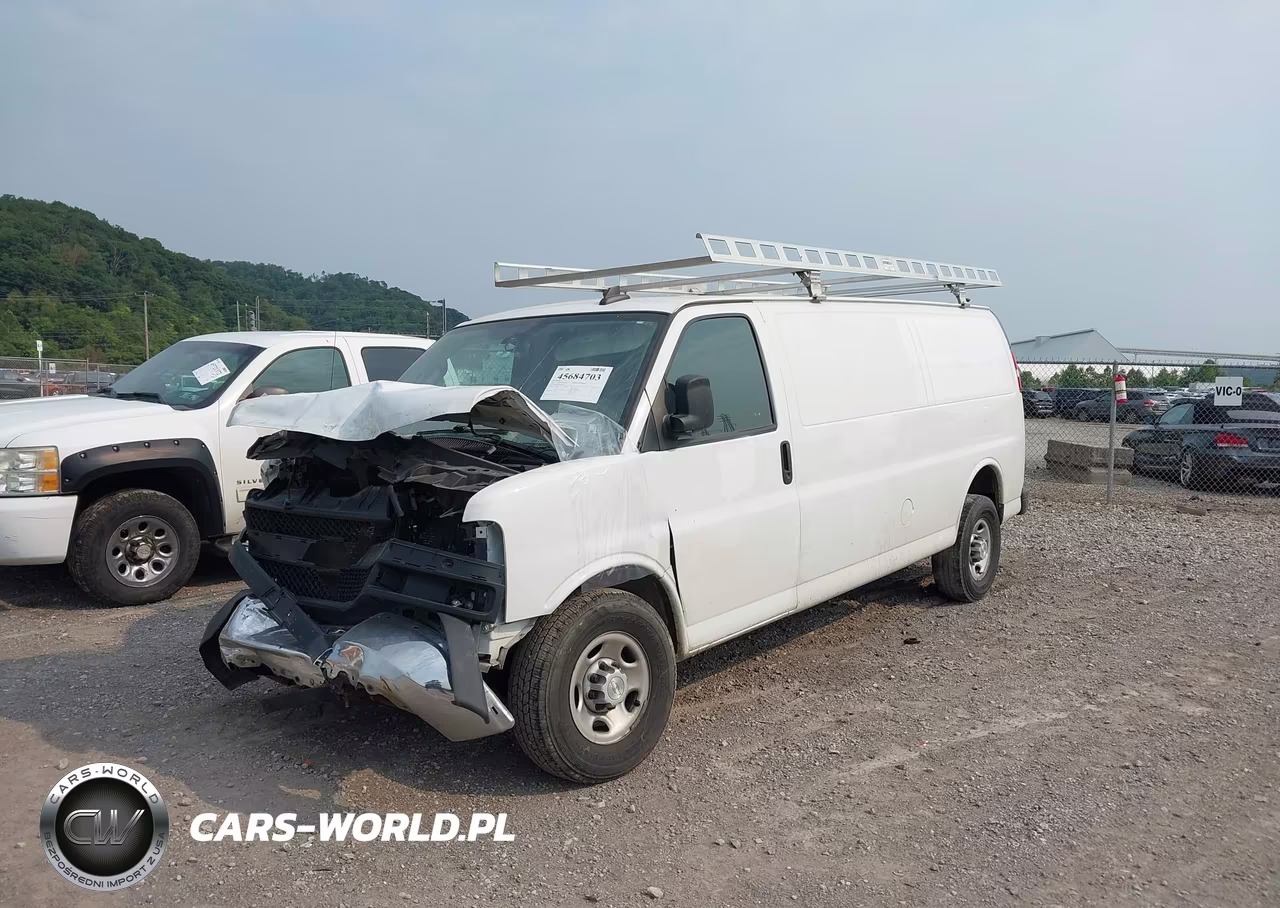2023 Chevrolet Express Cargo Rwd 3500 Extended Wheelbase Wt VIN:1GCZGHFP0P1109665 - 2