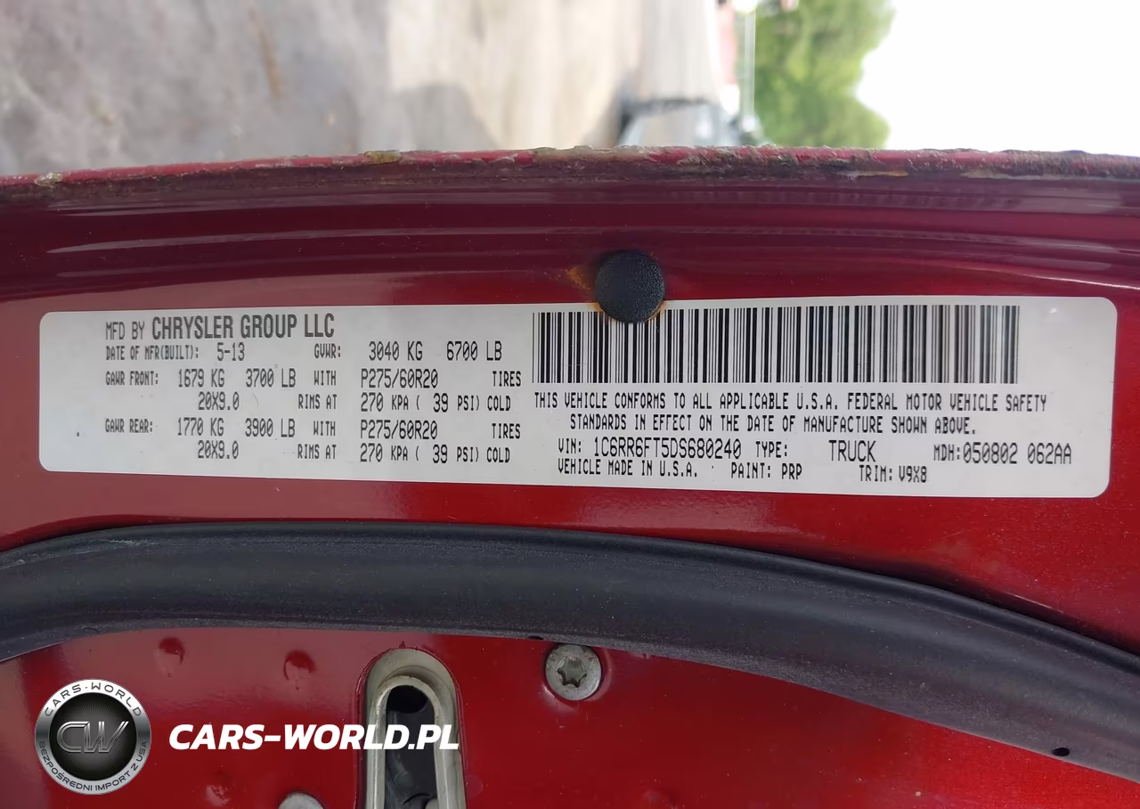 2013 Ram 1500 Express VIN:1C6RR6FT5DS680240 - 9